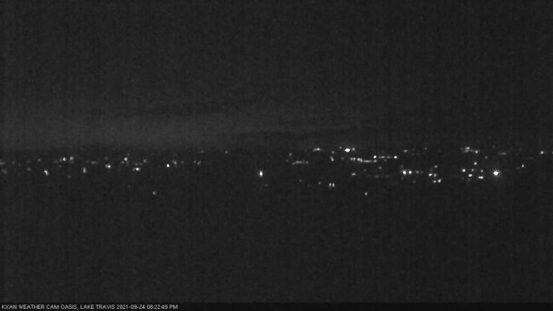 Lake Travis webcam, September 24, 2021 8:25 PM CT