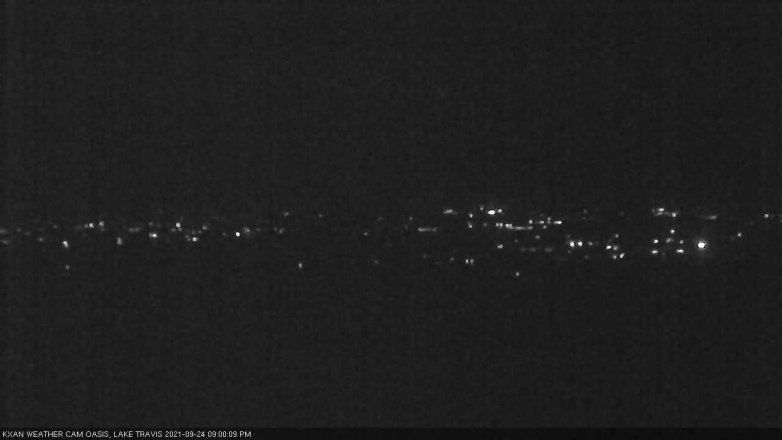 Lake Travis webcam, September 24, 2021 9:00 PM CT