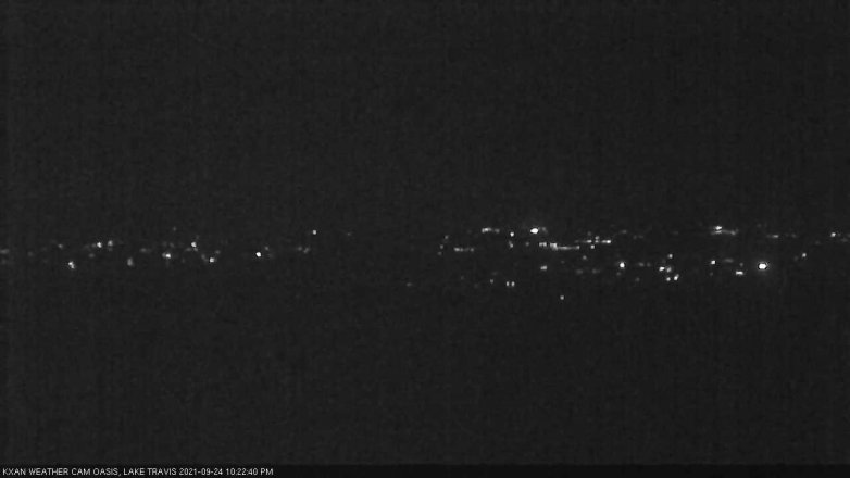 Lake Travis webcam, September 24, 2021 10:25 PM CT