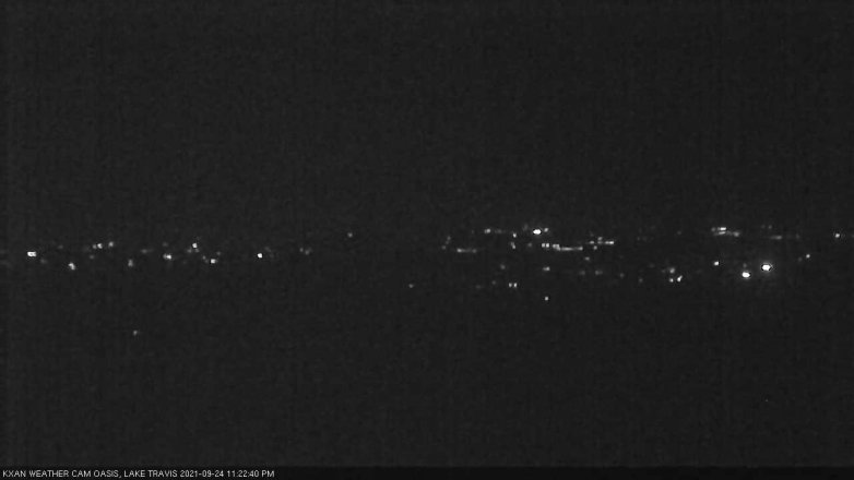 Lake Travis webcam, September 24, 2021 11:25 PM CT