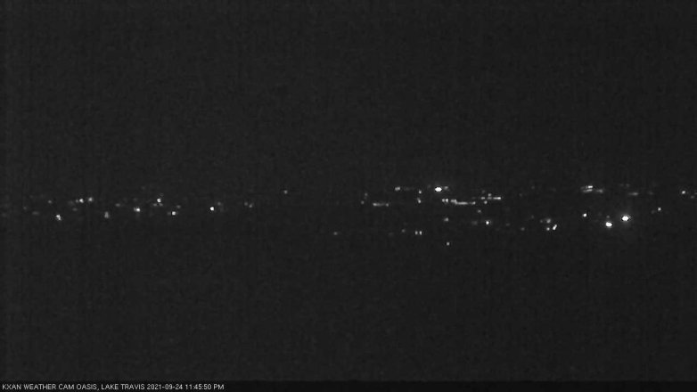 Lake Travis webcam, September 24, 2021 11:45 PM CT