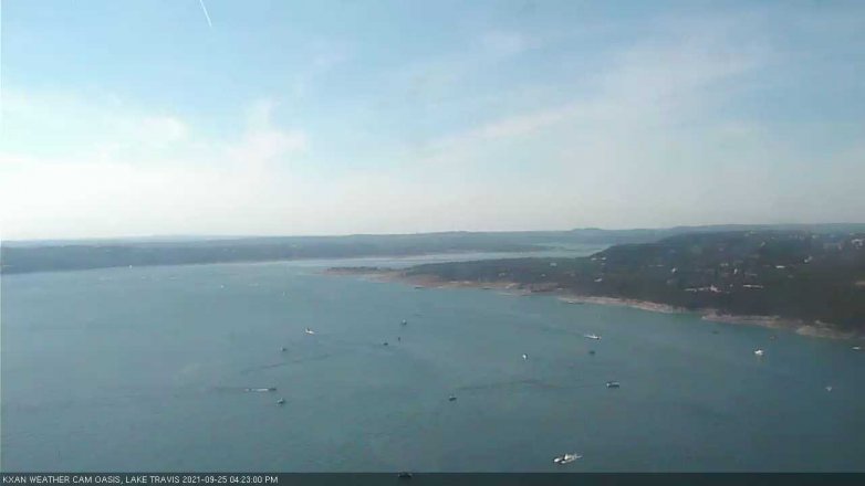 Lake Travis webcam, September 25, 2021 4:25 PM CT