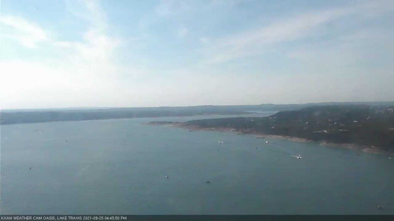 Lake Travis webcam, September 25, 2021 4:45 PM CT