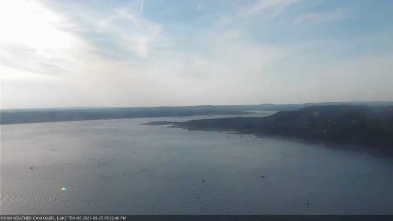 Lake Travis webcam, September 25, 2021 5:25 PM CT