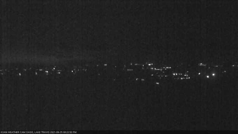Lake Travis webcam, September 25, 2021 8:25 PM CT