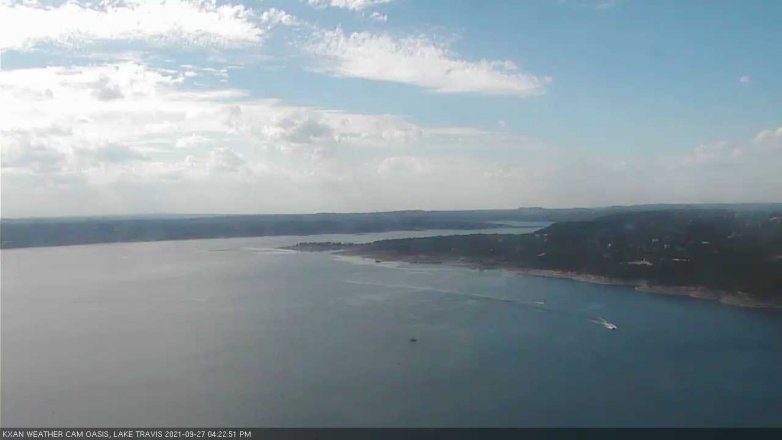Lake Travis webcam, September 27, 2021 4:25 PM CT