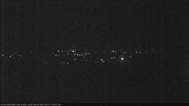 Lake Travis webcam, September 27, 2021 11:45 PM CT
