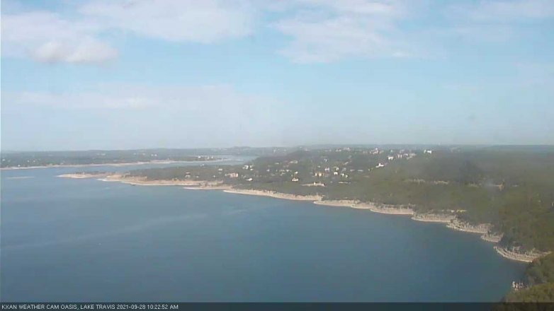Lake Travis webcam, September 28, 2021 10:25 AM CT
