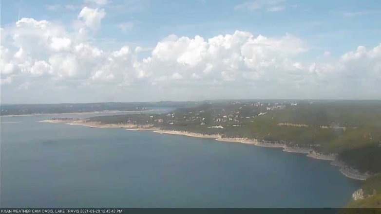 Lake Travis webcam, September 28, 2021 12:45 PM CT