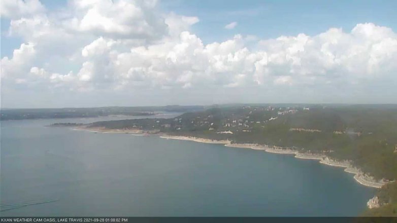 Lake Travis webcam, September 28, 2021 1:00 PM CT