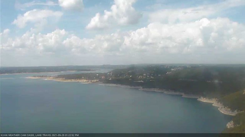 Lake Travis webcam, September 28, 2021 1:25 PM CT