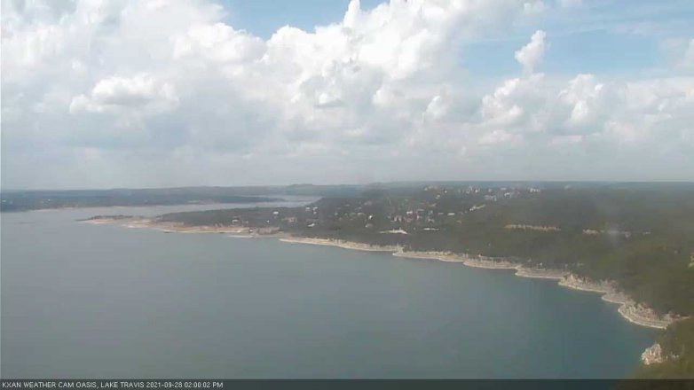 Lake Travis webcam, September 28, 2021 2:00 PM CT