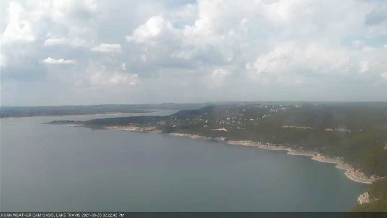 Lake Travis webcam, September 28, 2021 2:25 PM CT