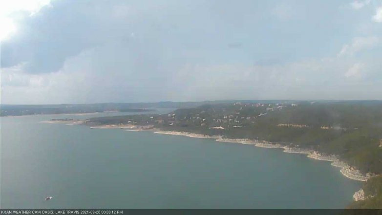 Lake Travis webcam, September 28, 2021 3:00 PM CT