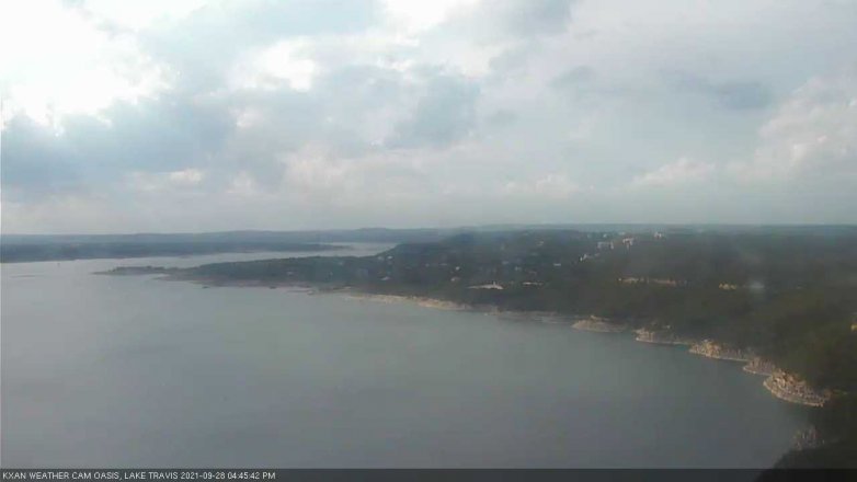 Lake Travis webcam, September 28, 2021 4:45 PM CT