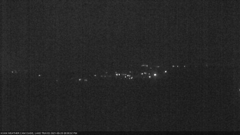 Lake Travis webcam, September 28, 2021 8:00 PM CT