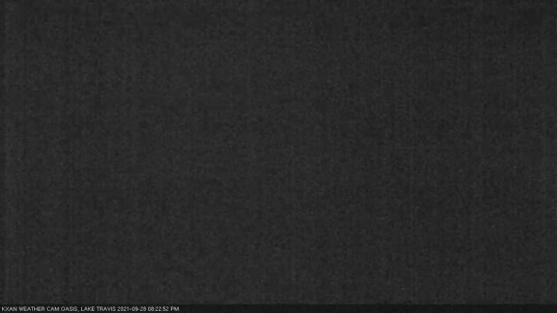 Lake Travis webcam, September 28, 2021 8:25 PM CT