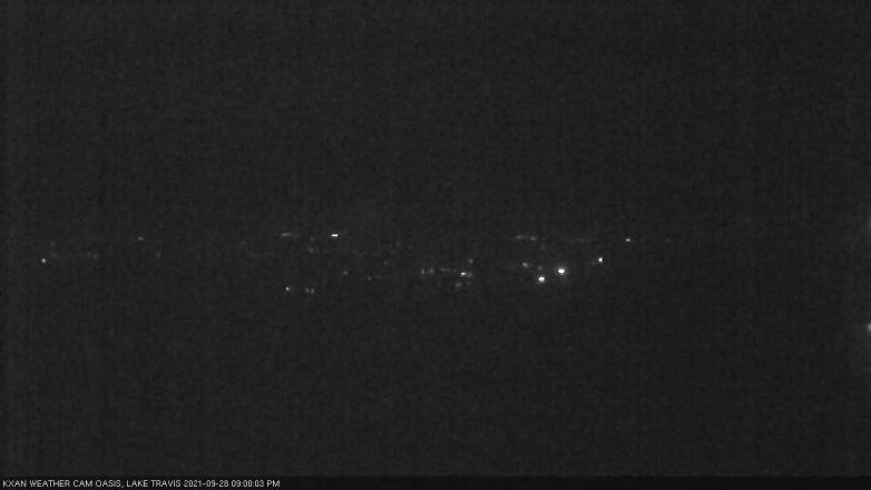 Lake Travis webcam, September 28, 2021 9:00 PM CT