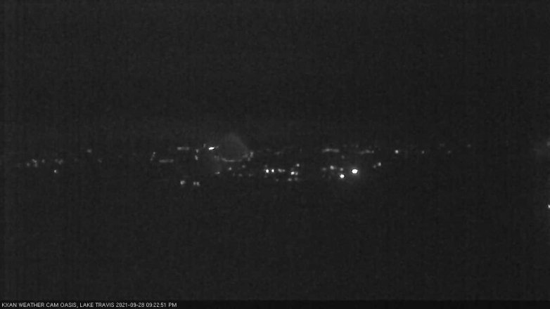 Lake Travis webcam, September 28, 2021 9:25 PM CT