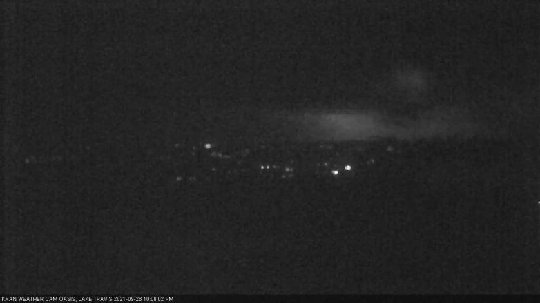 Lake Travis webcam, September 28, 2021 10:00 PM CT