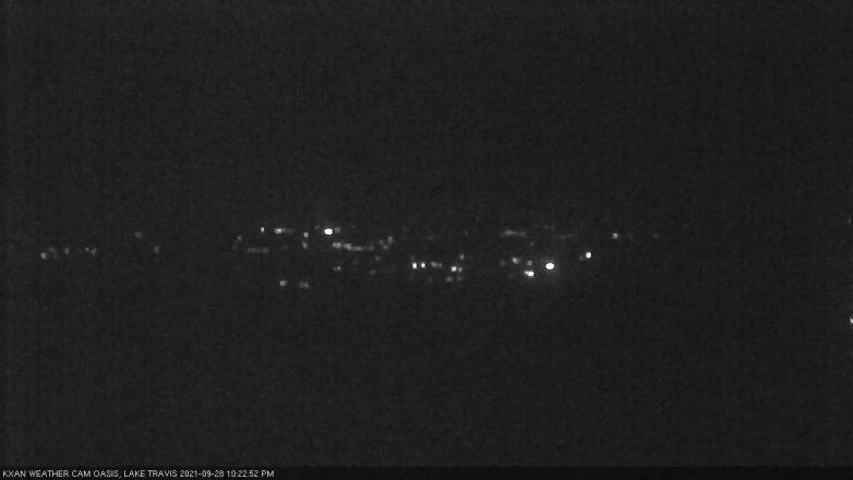 Lake Travis webcam, September 28, 2021 10:25 PM CT