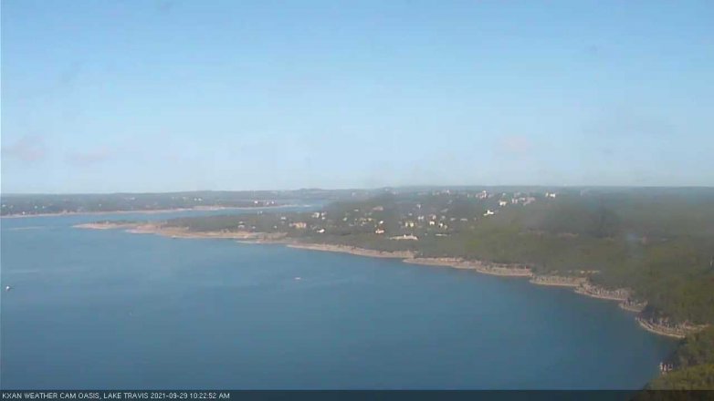 Lake Travis webcam, September 29, 2021 10:25 AM CT