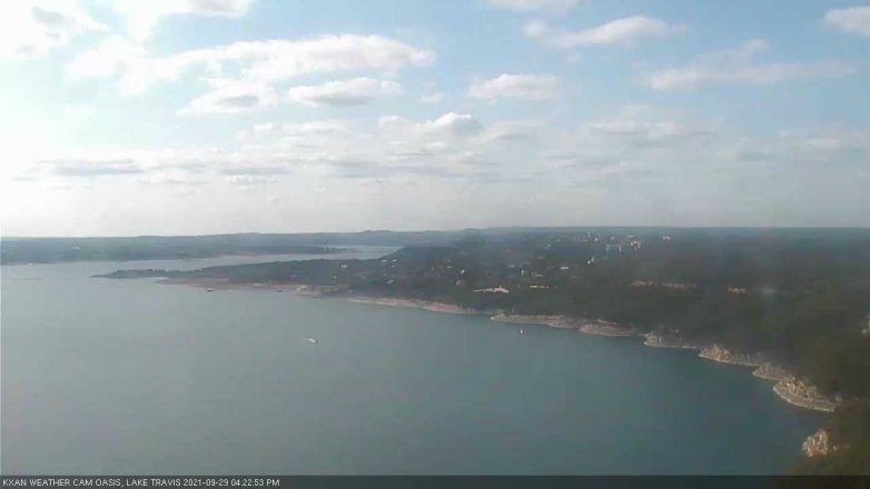 Lake Travis webcam, September 29, 2021 4:25 PM CT