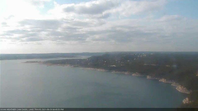 Lake Travis webcam, September 29, 2021 4:45 PM CT