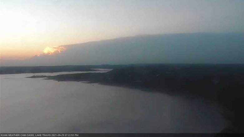 Lake Travis webcam, September 29, 2021 7:25 PM CT