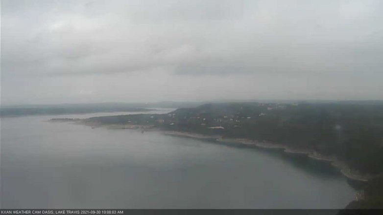 Lake Travis webcam, September 30, 2021 10:00 AM CT