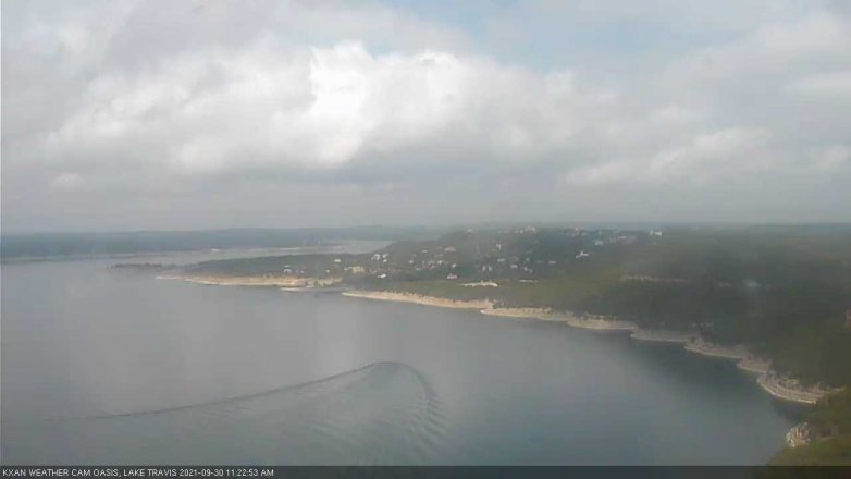 Lake Travis webcam, September 30, 2021 11:25 AM CT