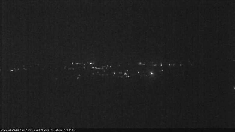 Lake Travis webcam, September 30, 2021 10:25 PM CT