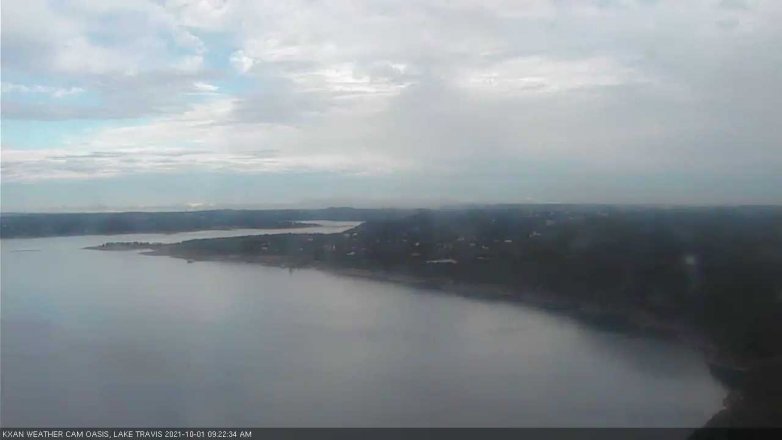 Lake Travis webcam, October 1, 2021 9:25 AM CT