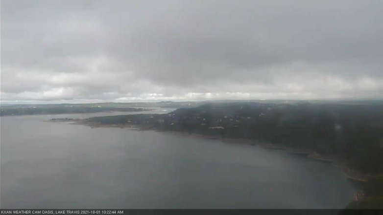 Lake Travis webcam, October 1, 2021 10:25 AM CT