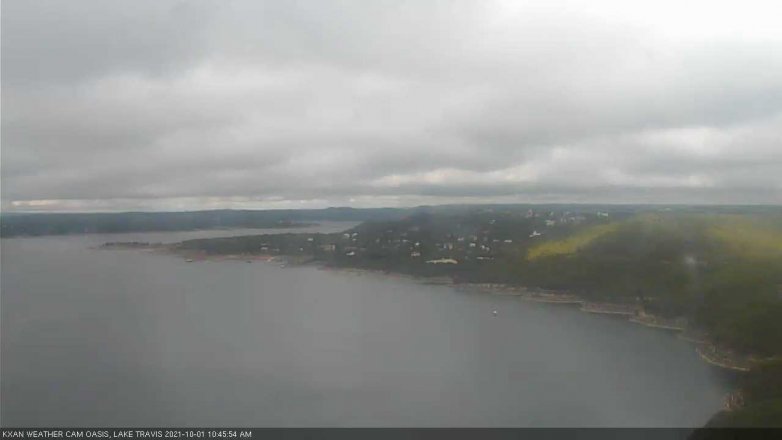 Lake Travis webcam, October 1, 2021 10:45 AM CT