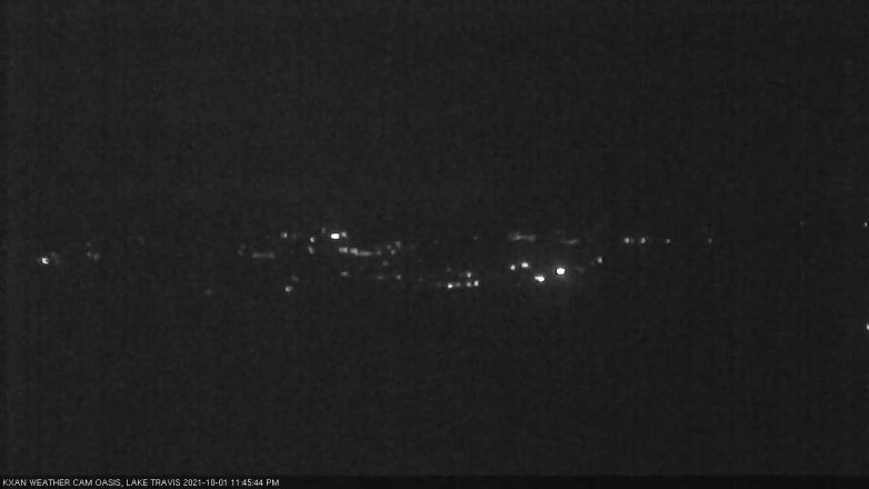 Lake Travis webcam, October 1, 2021 11:45 PM CT