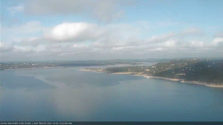 Lake Travis webcam, October 2, 2021 10:25 AM CT