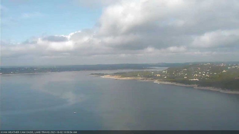 Lake Travis webcam, October 2, 2021 11:00 AM CT