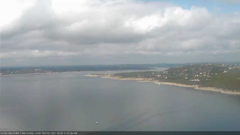 Lake Travis webcam, October 2, 2021 11:25 AM CT