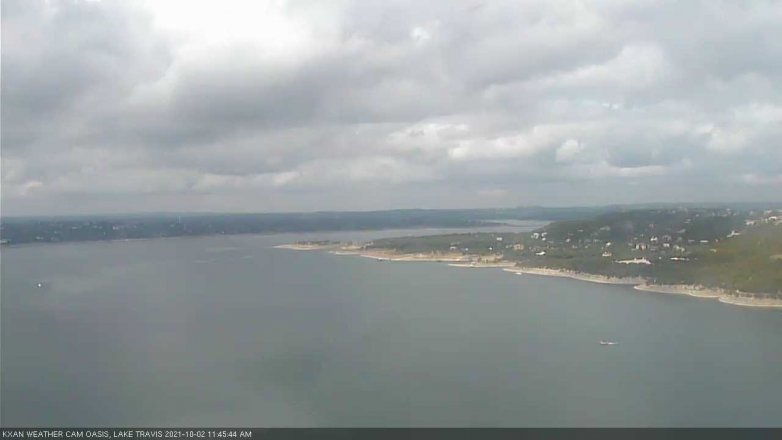 Lake Travis webcam, October 2, 2021 11:45 AM CT