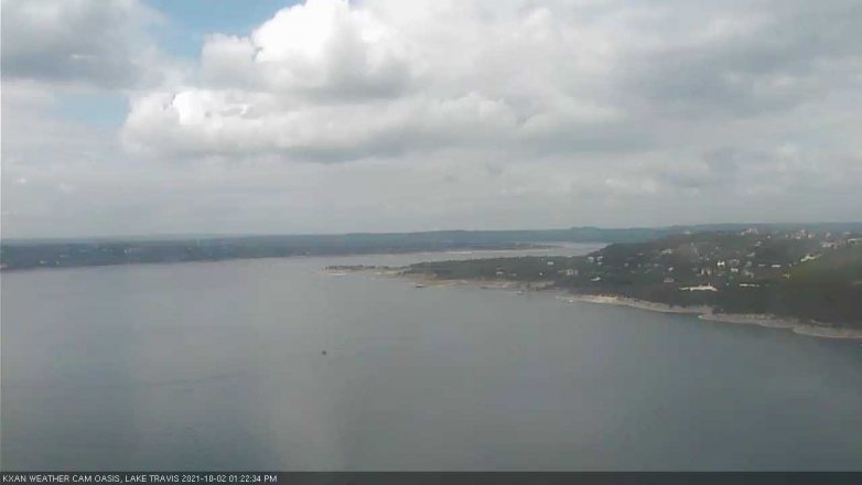Lake Travis webcam, October 2, 2021 1:25 PM CT