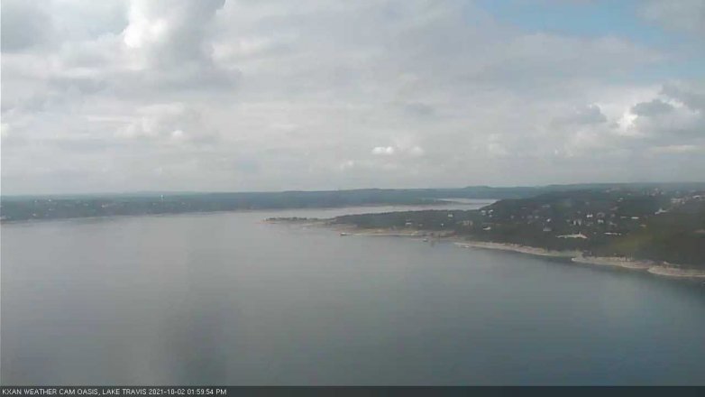 Lake Travis webcam, October 2, 2021 2:00 PM CT