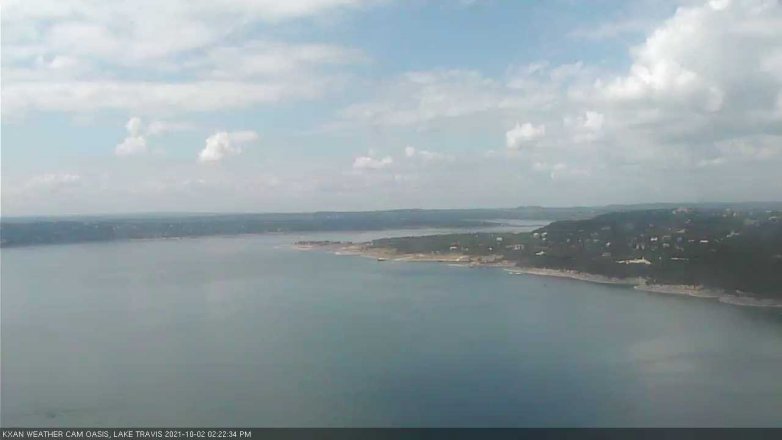 Lake Travis webcam, October 2, 2021 2:25 PM CT