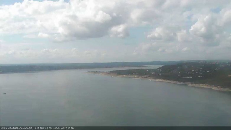 Lake Travis webcam, October 2, 2021 3:25 PM CT