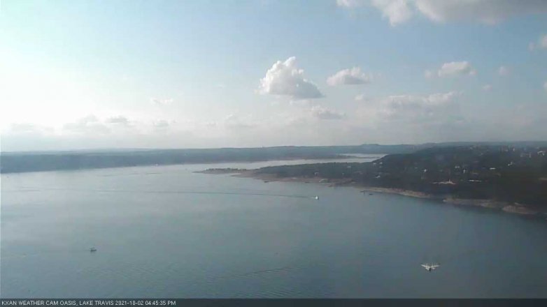 Lake Travis webcam, October 2, 2021 4:45 PM CT