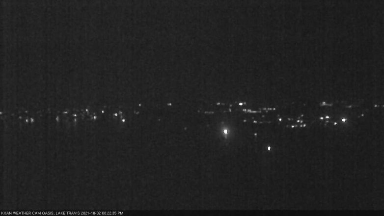 Lake Travis webcam, October 2, 2021 8:25 PM CT