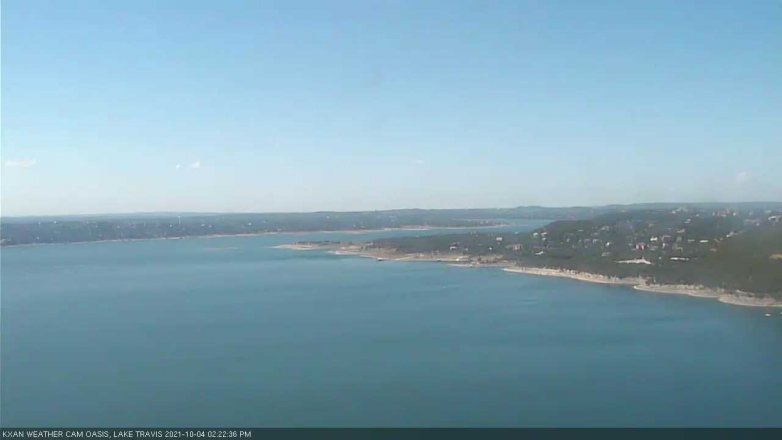 Lake Travis webcam, October 4, 2021 2:25 PM CT