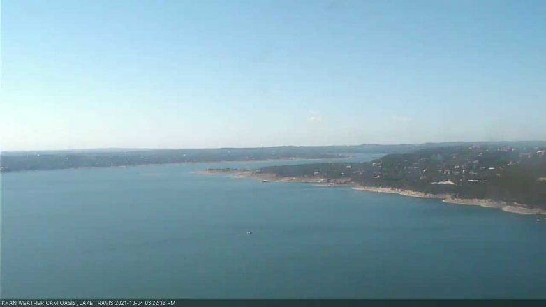 Lake Travis webcam, October 4, 2021 3:25 PM CT