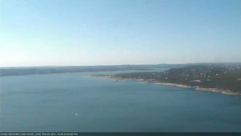 Lake Travis webcam, October 4, 2021 3:45 PM CT