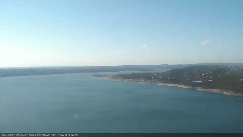 Lake Travis webcam, October 4, 2021 4:00 PM CT